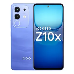 iQOO Z10x 5G (Ultramarine, 6GB RAM, 128GB Storage) | 6500 mAh Large Capacity Battery | Dimensity 7300 Processor